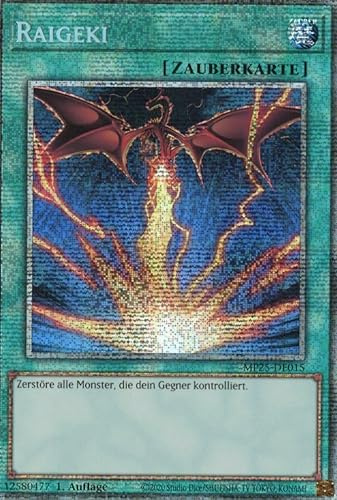 MP25-DE015 - Raigeki - Starlight Rare - Deutsch - 1. Auflage - 2025 Mega-Pack Tin - mit MZTCG Versandschutz Yugioh
