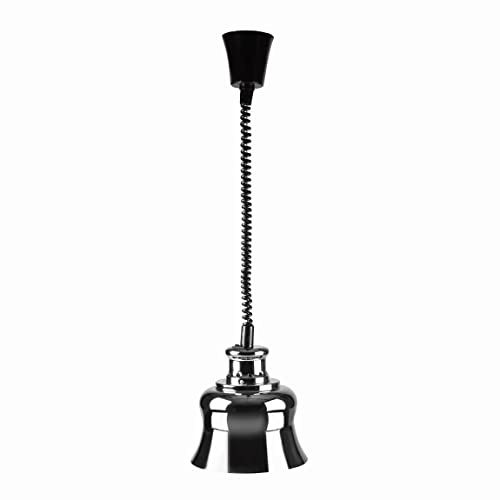 Lacor 69365 - Lampada a infrarossi e cavo estensibile da 275 W, croma...