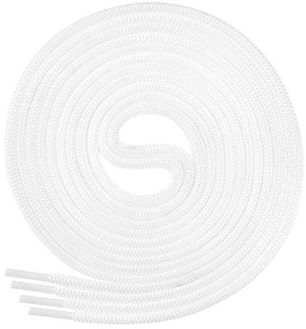 Di Ficchiano 3 Paar Schnürsenkel rund [ ø 3mm ], Schuhbänder für Business- und Lederschuhe, reißfester Ersatz Shoelaces aus Polyester