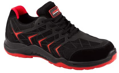 RAM ONLINE ARMA, A10-VIPER, S1P Safety Trainer, Quality and Lightweight, Breathable and Moisture Wicking Lining, Shock Absorbing Heel (numeric_8)