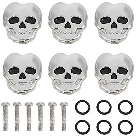 6 Stck E-Gitarre Mechaniken Köpfe, Mechanische Stimmwirbel Kappe Köpfe für Gitarre, Silber