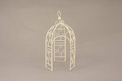 Dekop Modell Miniaturgarten, Pavillon Mini, weiß, Höhe ca. 12,5cm (444444635096903)
