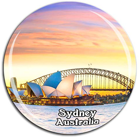 Weekino Sydney Opera House Australien Kühlschrankmagnet 3D Kristallglas Tourist City Travel Souvenir Collection Geschenk Starke Kühlschrank Aufkleber