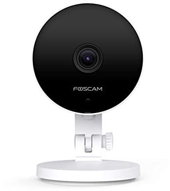 Foscam C5M Telecamera IP WiFi Dual 2.4/5Ghz 5MP, Sicurezza, Rilevamento Umano, Audio, Visione Notturna, Sirena di Allarme, Compatibile con Alexa,