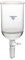 Labasics Vetro Borosilicato Imbuto Filtrante Buchner con Media Fritta (G2), Diametro Interno 95mm, Profondità 120mm, Buchner Filtering Funnel con Giunto 24/40 e Tubazione Dentata Sotto Vuoto (500ml)