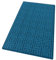 emmevi Alfombra de cocina 3D antideslizante, color liso, elegante, lavable, suave, absorbente, mod. EVITA 50 x 80 cm, azul
