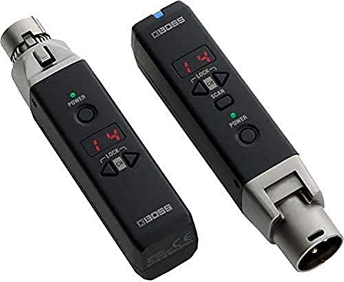 BOSS Wl-30Xlr Wireless Microphone System | Premium Battery Powered Receiver And Transmitter for Ultra-Low Latency Wireless Audio, Up-To 230 Feet