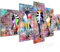 Runa Art - Bilder Zebra 200 x 100 cm 5 Teilig XXL Wanddekoration Design Bunt 034051a