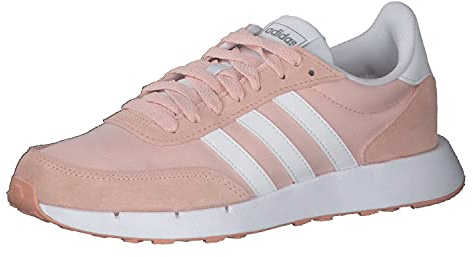 adidas Run 60s 2.0, Scarpe Running Donna, Rosa (Vapour Pink/Cloud White/Iron Metallic), 36 2/3 EU
