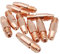MASUNN 10 Stück 36KD M8 Mig/Mag Schweißbrenner Kontakt Tip Gas Düse 0,8/1,0/1,2/1,4/1,6mm-0.8mm