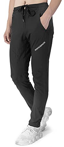 ROCKBROS Fahrradhose Lange Herren Atmungsaktive Radhose Schnelltrocknend zum Radfahren, Joggen, Wandern M-4XL