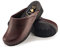 ESTRO Sabots Femme en Cuir, Homme Chaussures Hôpital Mules, Femmes Sabots Orthopédiques CDL07 (39, Brun)