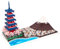 LULUFUN Jeu de Blocs de Construction,Jouets de modélisation de l'architecture Chinoise Ancienne,Kit de Mini-Blocs pour Les Amateurs,Cadeau pour Les Adultes et Les Enfants(3988 pcs)