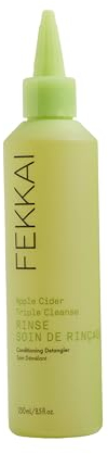 FEKKAI Apple Cider Detox RINSE - Tiefenreinigung und Conditioner für Haare und Kopfhaut - Entwirrende Detox Haarspülung für samtweiche Haare - alle Haartypen - 250 ml Flasche