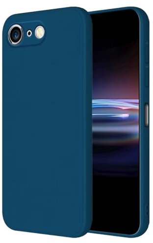 HONLEN Coque pour iPhone 6 Plus/iPhone 6s Plus Protection Étui, (5.5 inches) Liquide TPU Silicone Case Anti Rayures Ultra Mince Souple Cover en Silicone Bleu Saphir