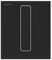 LAUFEN AU101 INEO Betätigungsplatte, für Urinal, 125x10x145mm, H9091017160001, Farbe: Schwarz Matt