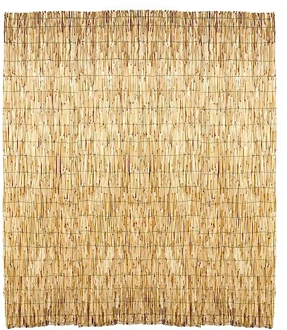 La zappa Arella in canne di bamboo naturale Ø 5 mm, stuoia cannucciata ombreggiante per recinzioni (100 x 500 cm)