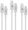 CORE + | 1M USB C to 8-Pin iPhone Long Charger Cable 2.4A 20W | Fast Charging | Compatible with iPhone, iPad, Airpods + Pro Max, Mini, Plus | iPhone 13, 14, 12, 11, 10 (3 PACK)
