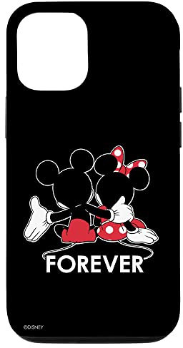 iPhone 12/12 Pro Disney Mickey and Minnie Mouse Silhouettes Forever Case
