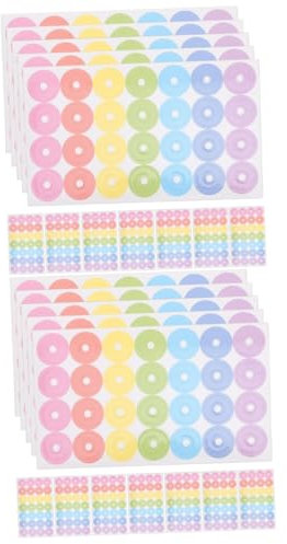 Gogogmee 40 Blätter Ordnerlochschutz Lochverstärkungsetiketten Lochschutz Für Papier Verstärkungen Für Gelochte Seiten Lochstanzverstärkungen Binderingetiketten Aufkleber