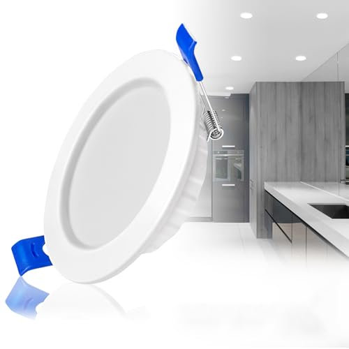 HENGMEI 20x12W LED Einbauleuchten Decke Einbaustrahler LED IP44 Ultra Flach LED Deckenspot Deckenstrahler Spotleuchte Led Spots für Wohnzimmer, Küche, Schlafzimmer (20x12W, Kaltweiß)