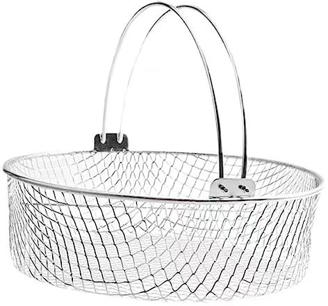 STOBAZA Cesta De Metal Para Freidora De Aire Cesta De Malla Para Freidora Accesorio