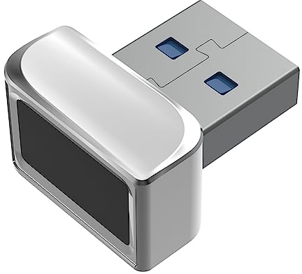 Jkjlorey USB Fingerprint Reader Module for 7 10 11 Hello Biometric Scanner Padlock for Laptops PC Fingerprint Unlock