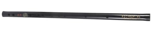 TOYZFRIENDY Traditionelle Schwarze Bambusflöte mit Präzisem Ton und Glatter Oberfläche Antikes Chinesisches Musikinstrument für Anfänger und Erwachsene mit Filigranen Quasten