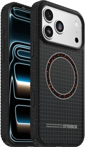 OtterBox Sole Series MagSafe Hülle für iPhone 17 Pro Max, stoßfest, sturzsicher, schützende Hülle, 5X getestet nach Militärstandard, Schwarz