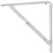 GedoTec Tischverlängerung Klappkonsole klappbar Klappträger mit Arretierung -H2036 | 400 x 400 x 29 mm | Stahl weiß beschichtet | Klappbeschlag Tragkraft 50 kg | Markenqualität für Ihren Wohnbereich