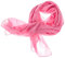 DOLCE ABBRACCIO by RiemTEX ® Schal Damen LADY SUNSHINE Seidentuch Tücher mit hohem Seidenanteil Pashmina Stola Tuch Halstuch in Pink Rosa Kopftuch Damen Seidenschal Elegante Schals (Pink)