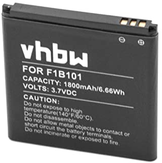 vhbw Akku kompatibel mit Fairphone FP1, FP1U, 1 Handy Smartphone Telefon (1800mAh, 3,7V, Li-Ion)