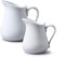 Wm Bartleet & Sons - Jarras de porcelana, Blanco, 300ml/450ml Pack of 2