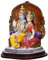 Sri Krishna Culture Fasherati Ram Ji Sita Ji-Hindu-Gott und Göttin Idol/Statue/Murti/Figur, Höhe 11,4 cm, Polysterharz, Mehrfarbig
