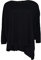 Zwillingsherz Poncho mit Baumwolle - Hochwertiges Cape für Damen - XXL Umhängetuch und Tunika mit Ärmel - Strick-Pullover - Sweatshirt - Stola für Sommer und Winter von Cashmere Dreams - navy