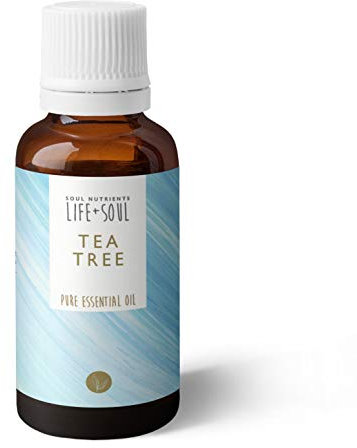Soul Nutrients Pure Tea Tree Essential Oil (Australian) 10ml | 100% Pure Undiluted Therapeutic Grade | Tea Tree Aromatherapy Oil for Skin, Face, Hair | Natural Acne Treatment