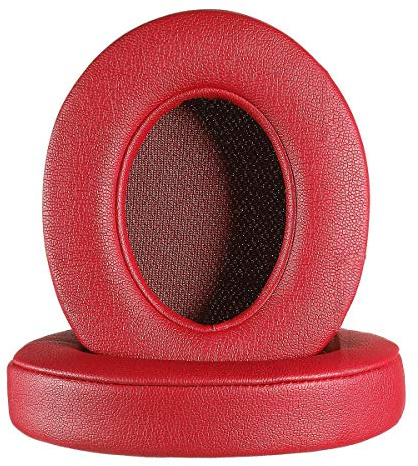 Replacement Studio3 Earpads Ear Pad Cushion Cover Compatible with Beats by Dr.Dre Studio 2.0 B0500 B0501 Wired/Wireless & Studio 3.0 Over-Ear Headphones (Dark Red)