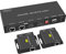 VEDINDUST HDMI Splitter Extender 1 in 2 Out 50m 165ft über Cat5e / 6/7 Ethernet HDMI Sender Empfänger unterstützt EDID Voreinstellungen 1080p POC (benötigt nur TX Strom für die Arbeit)
