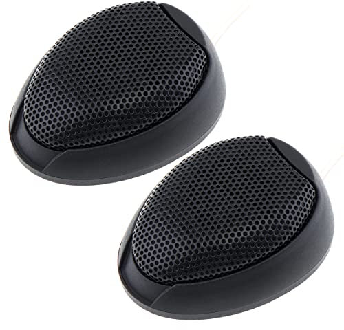 ePathChina Universal 2pcs 1000W TW-106 High Efficiency Mini Dome Tweeter Speakers for Car Audio System