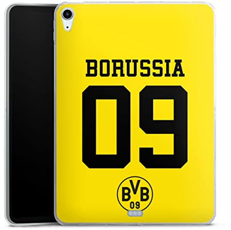 DeinDesign Silikon Hülle kompatibel mit Apple iPad Air 2020 (2020) Case Tablet Hülle Borussia Dortmund BVB Offizielles Lizenzprodukt