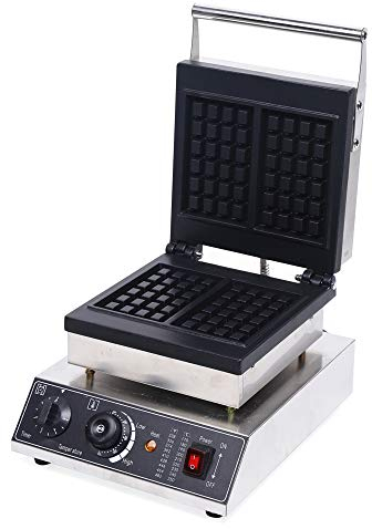 KenSyuInt Gaufrier en acier inoxydable - 1500 W - Affichage de la couleur de la cuisson