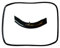 Place4parts Joint d'étanchéité pour porte de four Hotpoint BS43B, BS43K, BS43W, BS53X, BS63B, BS63EB, BS63EK, BS63ES, BS63ET