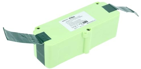 vhbw Akku Ersatz für iRobot 1800LI | 4374392, 4462425, 4376392, 2130LI, 4502233 für Saugroboter (5200 mAh, 14,4 V, Li-Ion)