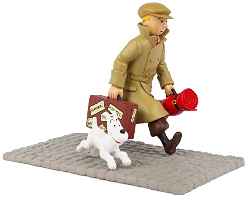 Tintinimaginatio Figura de colección en Resina Tintín y Milú ils arrivent !! 22cm (45994)