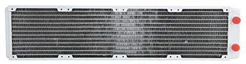 Topiky Wasserkühler, PC Sparts Teile Computer Wasserkühlung Weißkupfer Kühlkörper für Schönheits- und Industrieausrüstung, Breite Kompatibilität, Eingebauter Wasserabscheider, 12-Rohr-Design