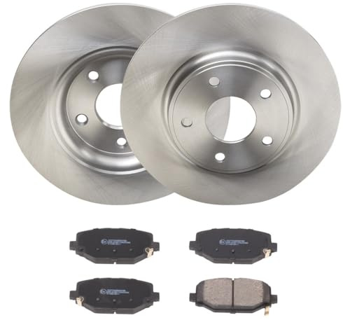 RIDEX Bremsenset Hinten 328mm Bremsscheiben und Bremsbeläge Kompatibel mit FIAT Freemont 345