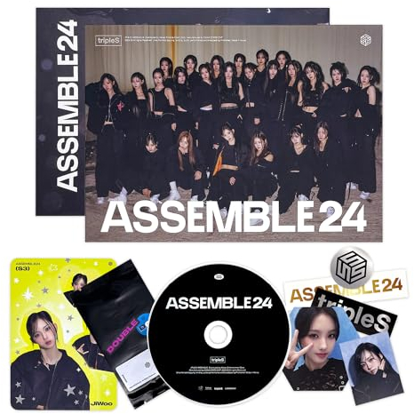 tripleS - 1st album [ASSEMBLE24] (B Ver.) Cover + CD-R + Booklet + Sticker + Double Class Objekt + Folded Poster + ID Picture + Visual Card + Symbol Card