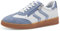 MARCO TOZZI Damen Sneaker flach mit Schnürsenkeln Freizeit, Mehrfarbig (White/lt.Blue), 39 EU