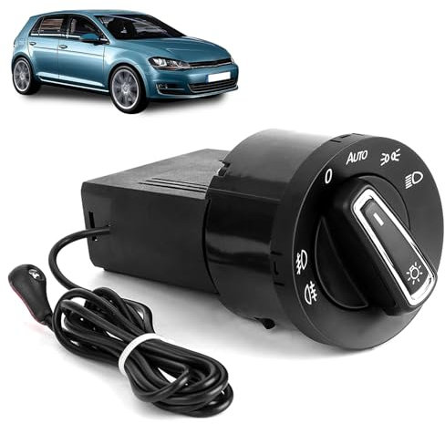 WODHMIEY Módulo de Sensor de luz de Interruptor de Control de lámpara de Faro automático para Apto para múltiples Modelos 1C0941531 3BD941531 3BD941531A