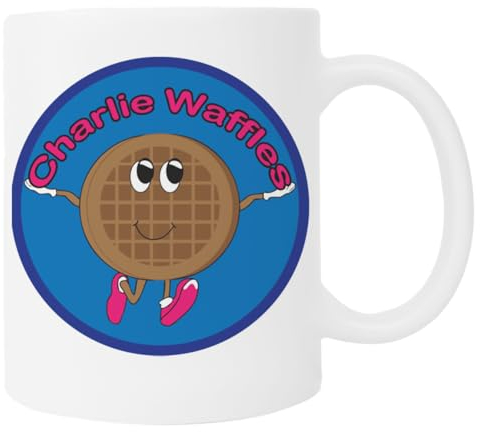 Charlie Waffles Weiße Tasse Kaffeetasse Aus Keramik
